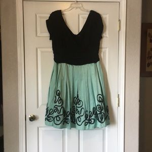 Iridescent Sea-foam light Green Party Dress
